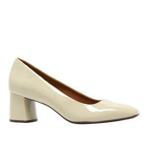 Carl Scarpa Medola Off White Patent Leather Courts